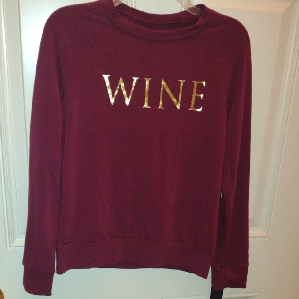 Wine Graphic Sweatshirt